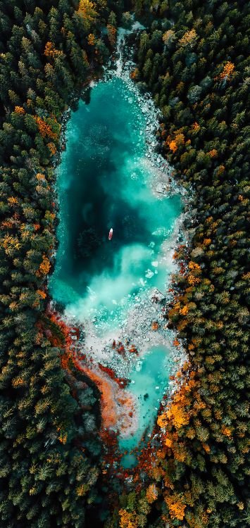 Обои живопись, Айбзе, гидроресурсы, вода, природа в разрешении 1422x3000