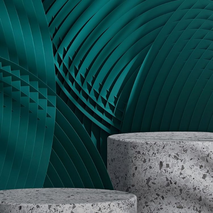 Обои андроид, архитектура, симметрия, полутона и оттенки, узор в разрешении 2400x2400