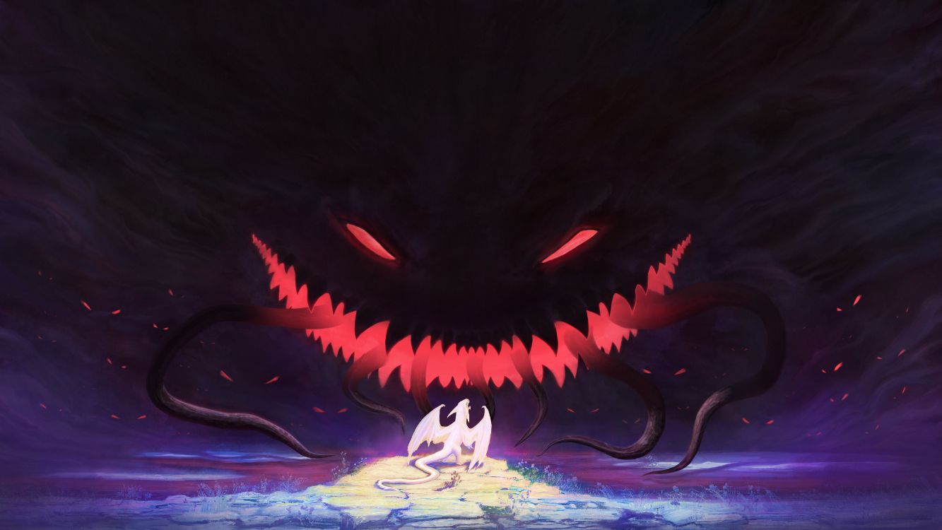 Обои арт, цифровое искусство, артист, рот, иллюстрация в разрешении 5120x2880