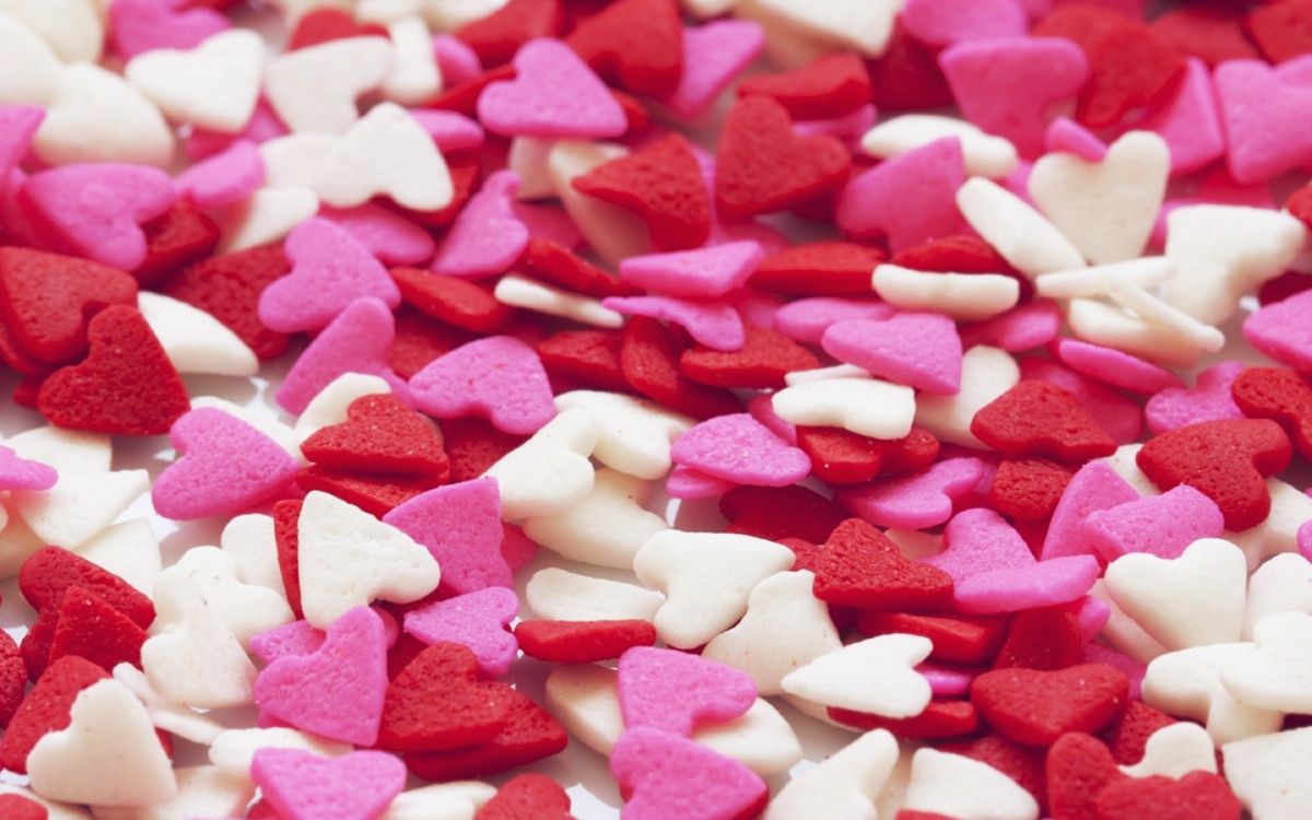 Обои День Святого Валентина, подарок, 14 февраля, сердце, розовый в разрешении 3840x2400