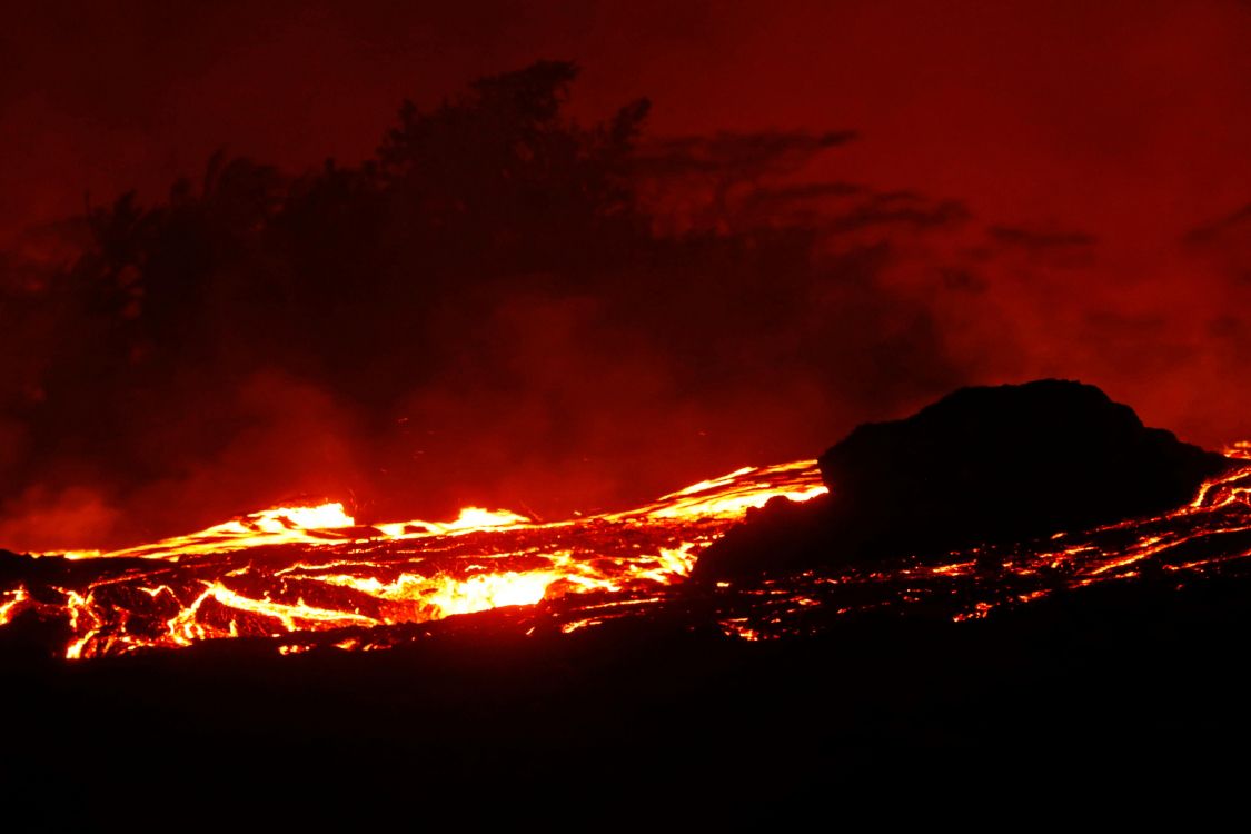 Обои лава, вулкан, Побездельничать, вентиляционные щели, лавовый поток в разрешении 5472x3648
