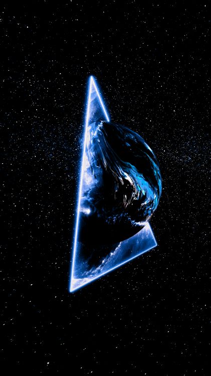 Обои атмосфера, Галактика, треугольник, астрономический объект, автомобильное освещение в разрешении 3374x6000