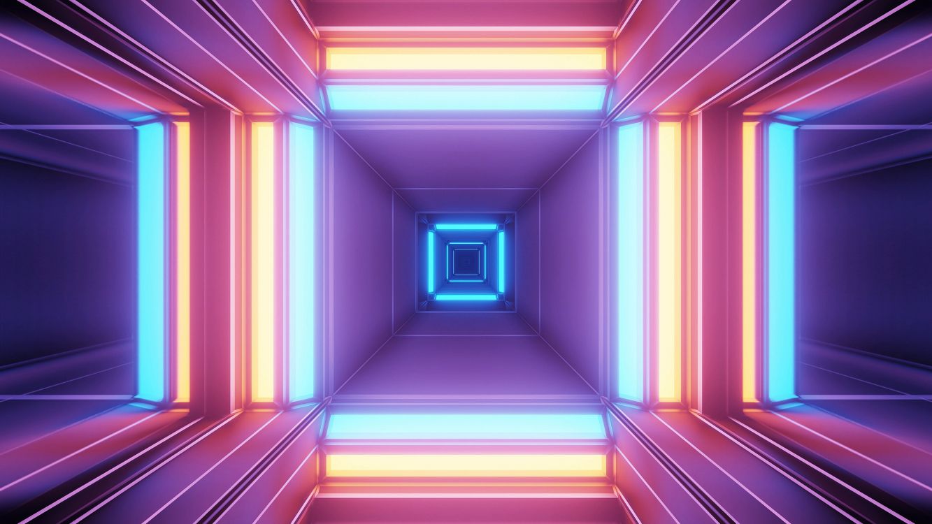 Обои орнамент, пурпур, свет, освещение, Апельсин в разрешении 3840x2160