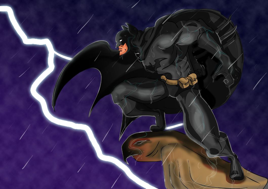 Обои иллюстрация, мультфильм, супергерой, арт, вымышленный персонаж в разрешении 3840x2715