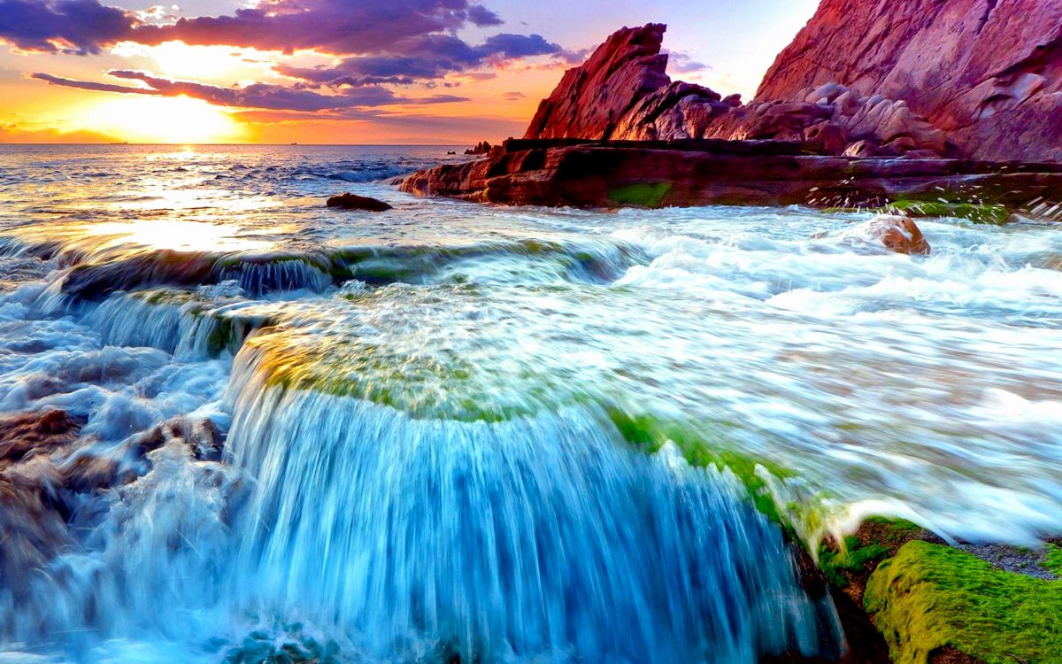 Обои природа, вода, гидроресурсы, волна, океан в разрешении 2960x1850