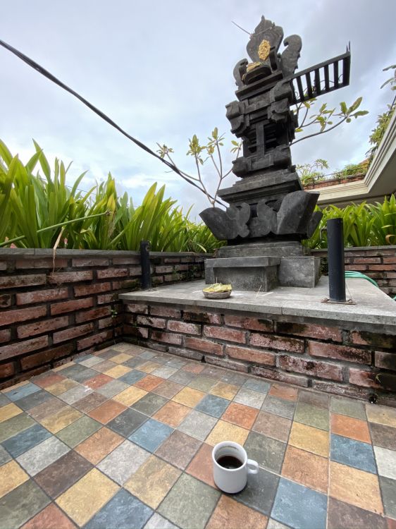 Обои Индонезия, бали, стена, крыша, плитка в разрешении 1536x2048