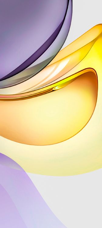 Обои Оранжевый цвет, Huawei Mate 10 Pro, Жив, арт, линия в разрешении 1080x2408