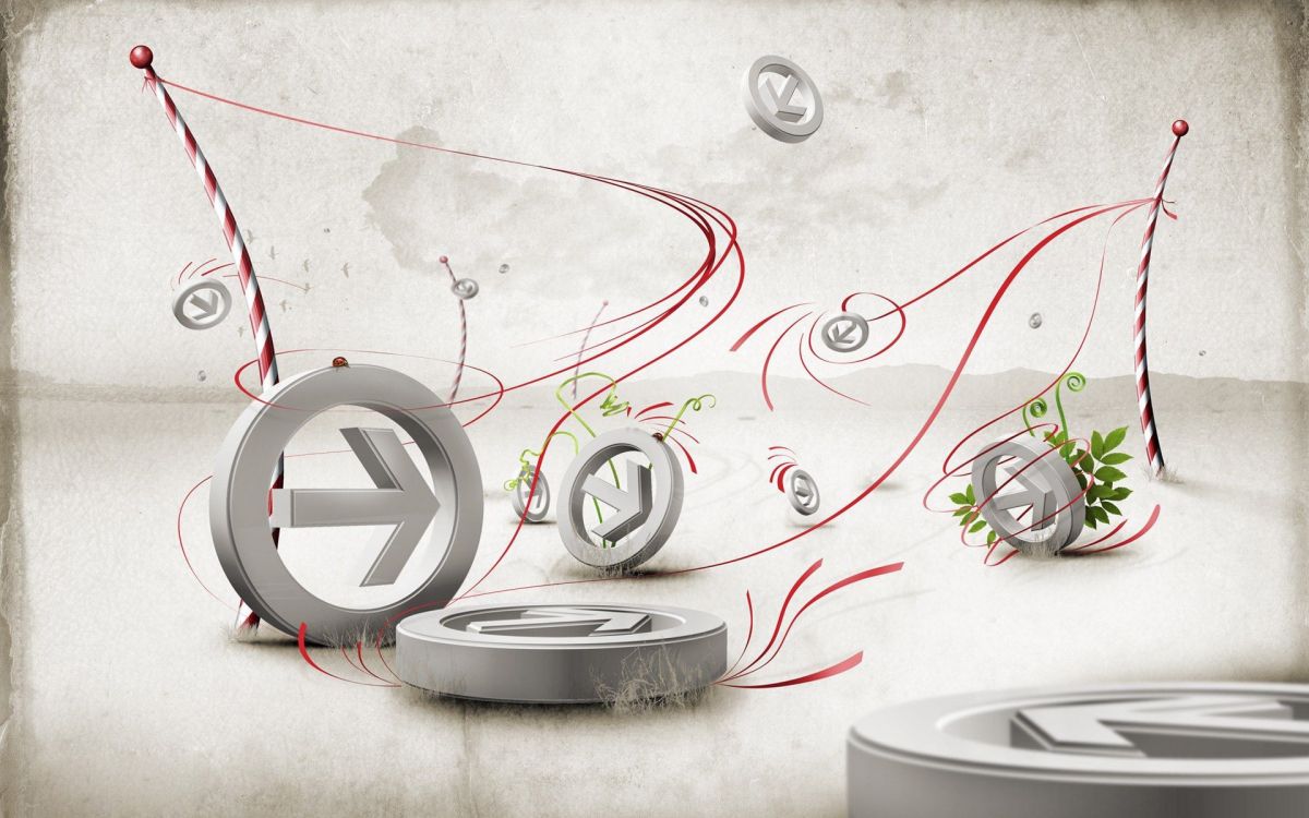 Обои цифровое искусство, дизайн, творчество, круг, 3d компьютерная графика в разрешении 1920x1200