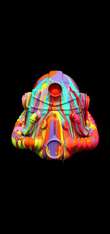 Обои амолед, OLED, свет, арт, физика в разрешении 1421x3000