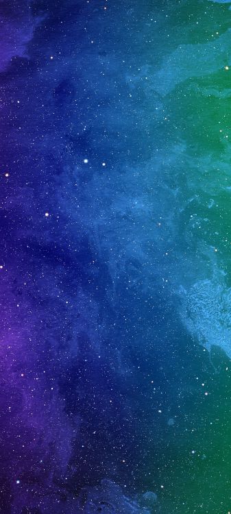 Обои лазурный, астрономический объект, наука, Галактика, звезда в разрешении 1080x2400