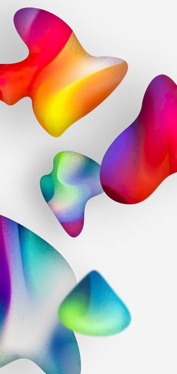 Обои лепесток, красочность, свет, арт, узор в разрешении 1421x3000