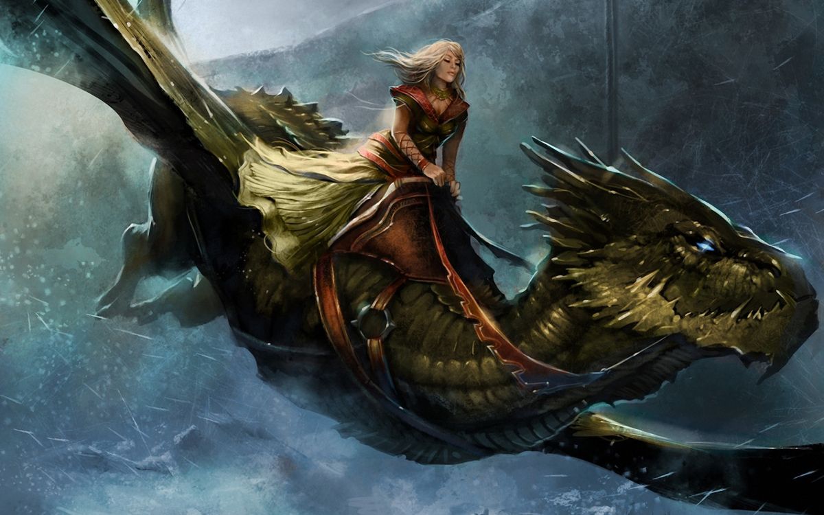 Обои дракон, мифология, мифическое существо, авантюрист, вымышленный персонаж в разрешении 1920x1200