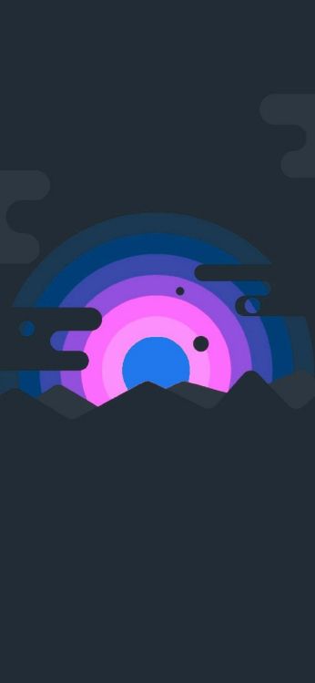 Обои минималистский профиль, минимализм, ЭНС, дизайн, арт в разрешении 1080x2340