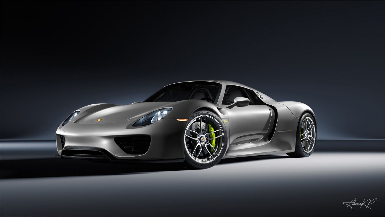 Обои Порше, спорткар, авто, суперкар, Порше 918 в разрешении 3840x2160
