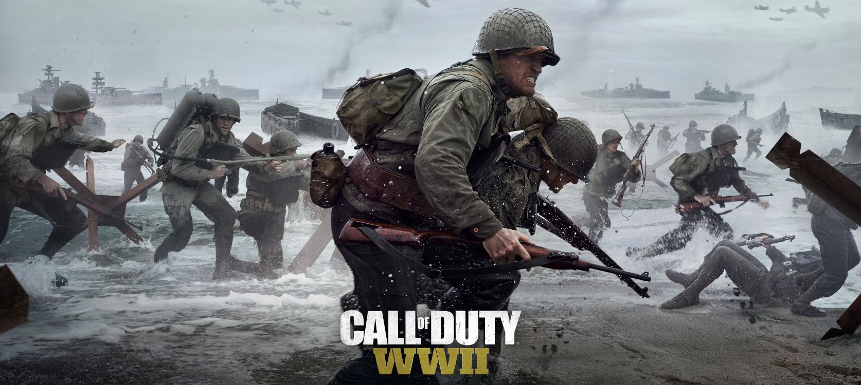 Обои служебный долг 2мв, Call of Duty WWII, call of duty, call of duty world at war, activision в разрешении 7190x3220