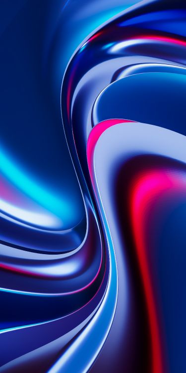 Обои электрик, фрактальное искусство, красочность, пурпур, жидкий в разрешении 2750x5500