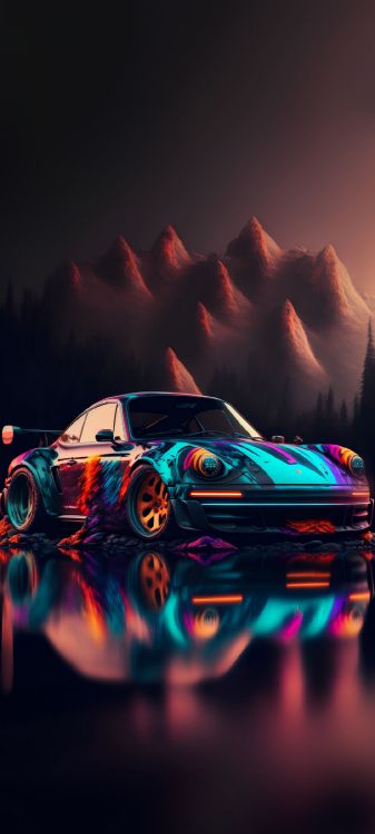 Обои суперкар, спорткар, Nissan 180SX, легковые автомобили, спортивный гоночный автомобиль в разрешении 1080x2400