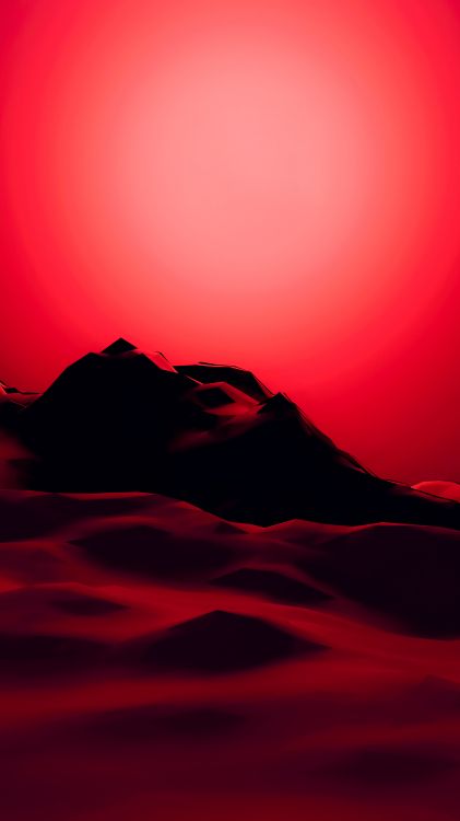Обои Нокиа 8, красный цвет, Google, Meizu PRO 7, атмосфера в разрешении 5062x9000