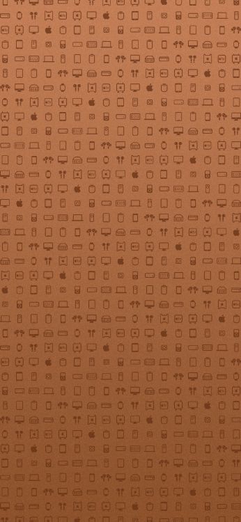 Обои яблоко, ios, цветной, коричневый цвет, древесина в разрешении 1170x2532