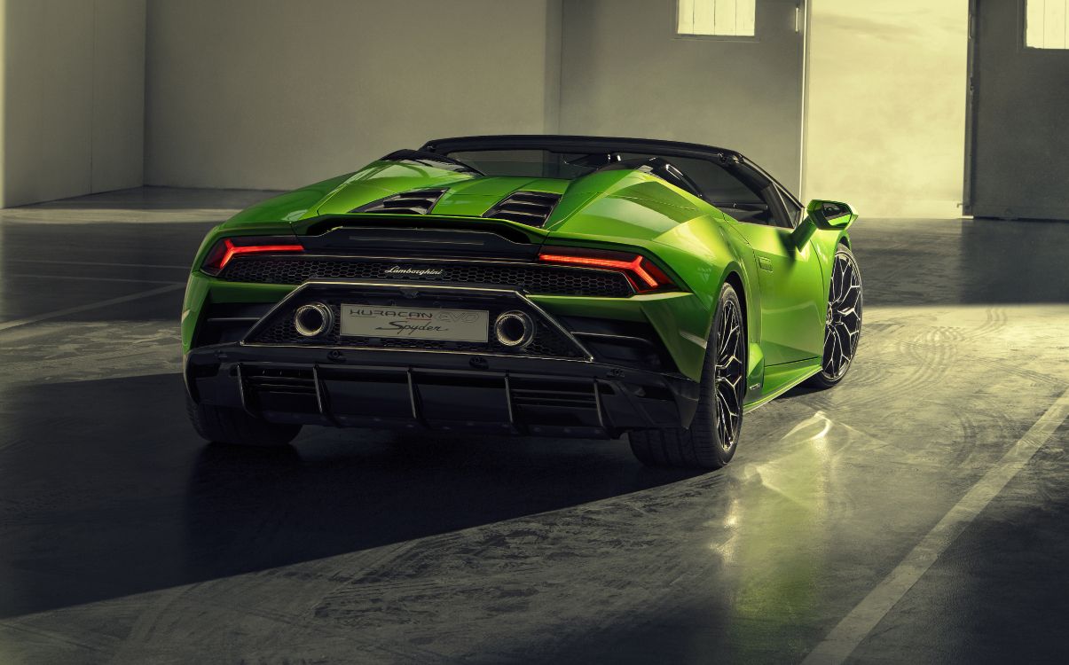 Обои Lamborghini Уракан ево Спайдер, Ламборджини Huracan в 2020 ево, Ламборджини, авто, женевский автосалон в разрешении 6084x3784