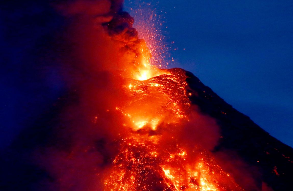 Обои вулкан, Легаспи, вулканического рельефа, типы вулканических извержений, лава в разрешении 5000x3261