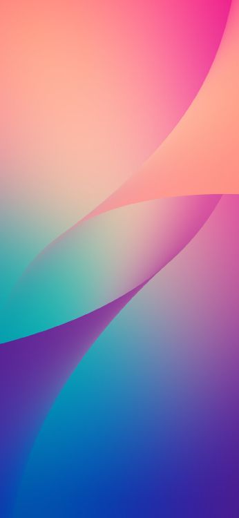 Обои атмосфера, математика, геометрия, красочность, лазурный в разрешении 1080x2340