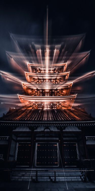 Обои ворота Хзмон, soundcloud, Apple Музыка, ютуб, здание в разрешении 1600x3200