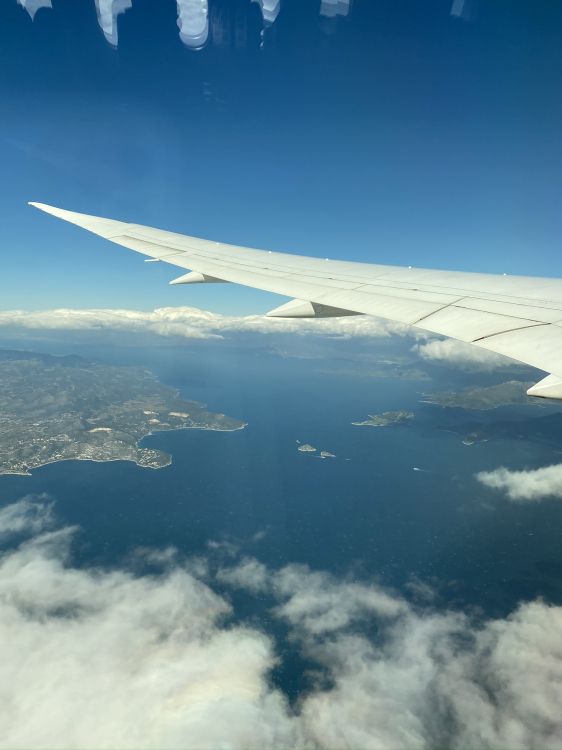 Обои самолет, самолеты, атмосфера, воздушное путешествие, авиация в разрешении 1536x2048