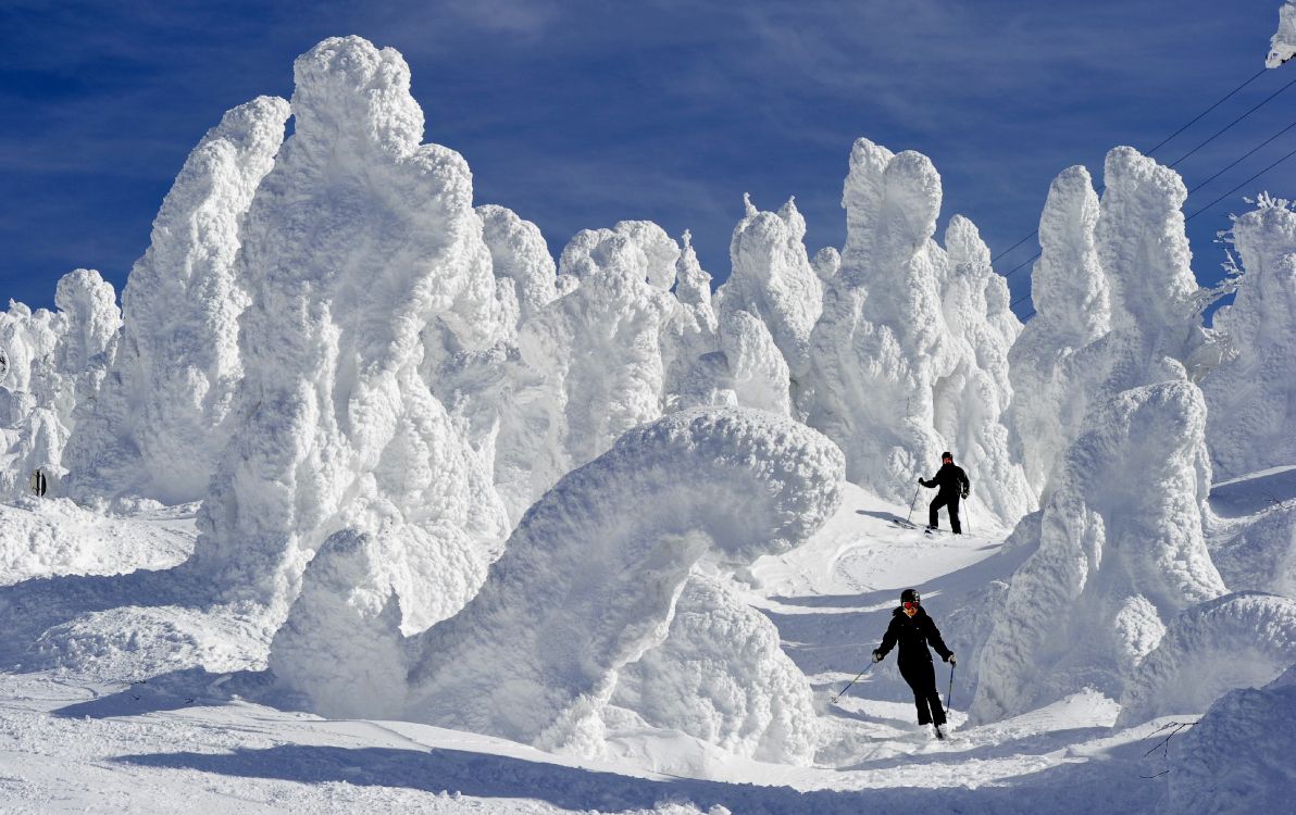 Обои Нисеко, Дза Онсен, лыжи, горнолыжный курорт, лыжный сезон в разрешении 4032x2536