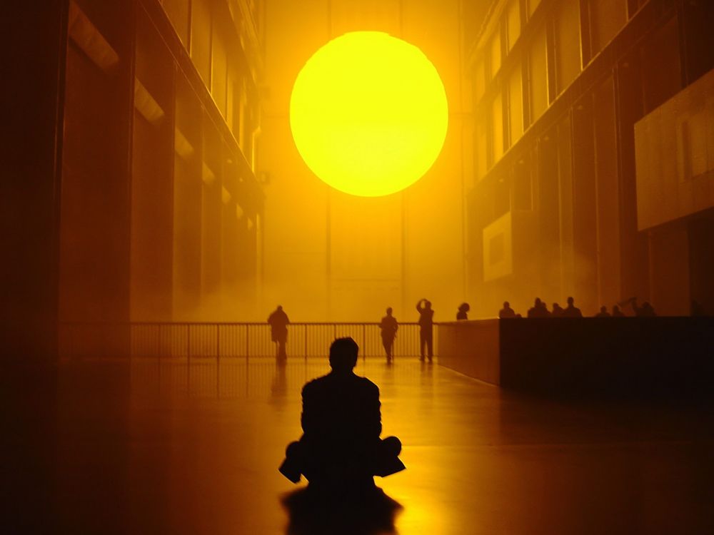 Обои Бегущий По Лезвию, свет, желтый, силуэт, солнечный свет в разрешении 1920x1440