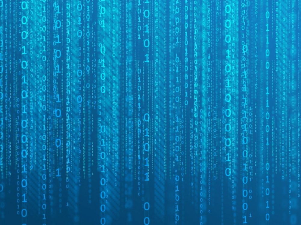 Обои матричный дождь, синий, Аква, зеленый, бирюза в разрешении 1920x1440