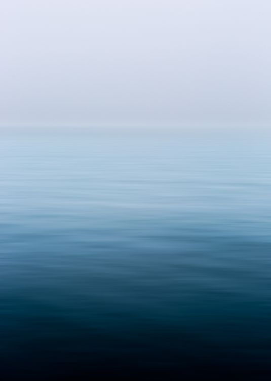 Обои море, горизонт, синий, вода, спокойный в разрешении 3807x5330