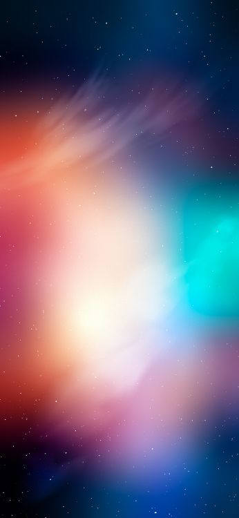 Обои атмосфера, пурпур, астрономический объект, арт, Аврора в разрешении 1242x2688