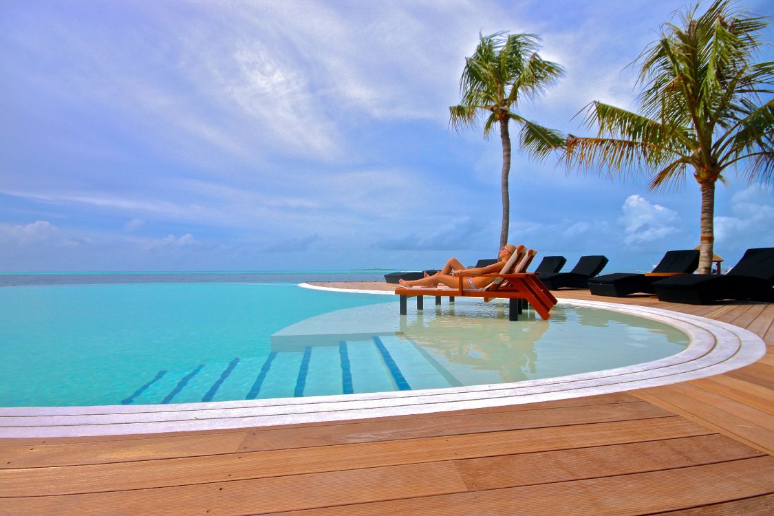 Обои плавательный бассейн, отпуск, прибежище, тропическая зона, Карибский бассейн в разрешении 4752x3168