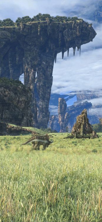 Обои Хроники Искусст, Нинтендо, японская ролевая игра, ксенон, колония 9 в разрешении 1242x2688