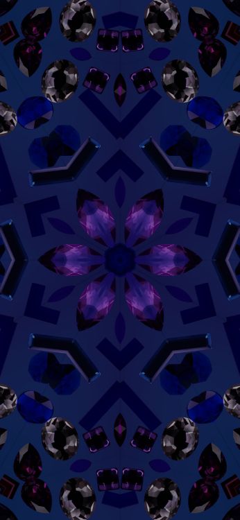 Обои яблоко, ios, калейдоскоп, apple, iOS 17 в разрешении 1290x2796