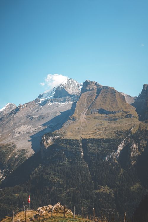 Обои гора, Альпы, горный рельеф, горный хребет, нагорье в разрешении 3832x5748