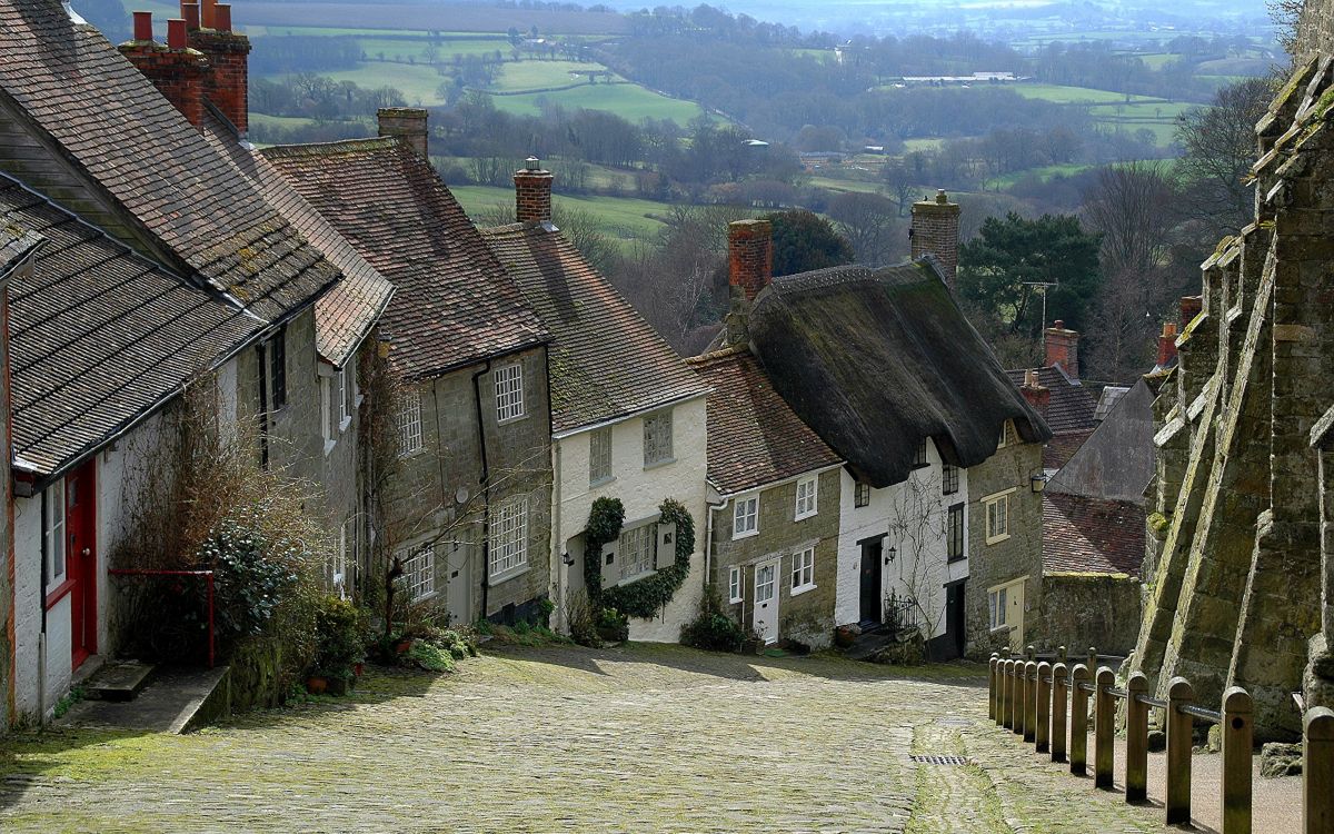 Обои фасад, архитектура, городок, деревня, Хаус в разрешении 2560x1600