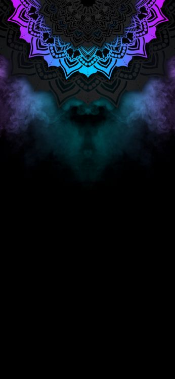 Обои темнота, пурпур, серый цвет, полутона и оттенки, арт в разрешении 1080x2340