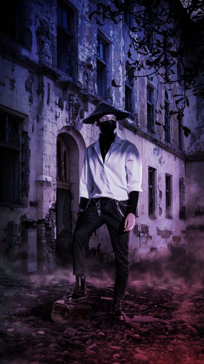 Обои хакер, атмосфера, окно, стиль, черный и белый в разрешении 4320x7680