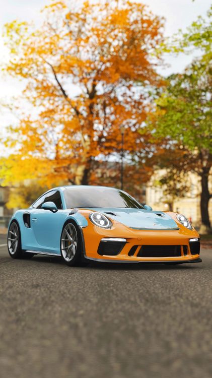 Обои porsche 911 gt3, Порше, спорткар, авто, Порше 911 в разрешении 2160x3840
