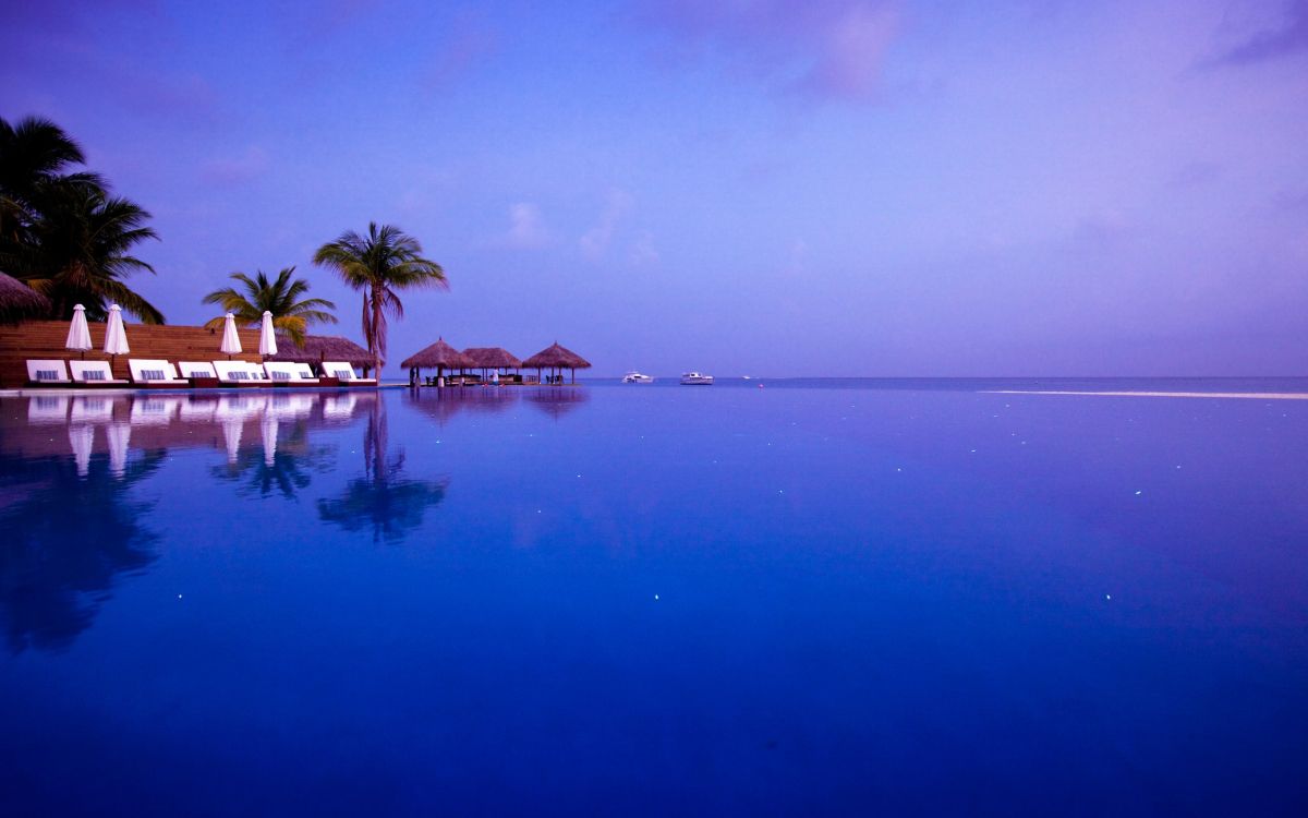 Обои Велассару Мальдивы, пляж, прибежище, море, 5-звездочный в разрешении 2560x1600