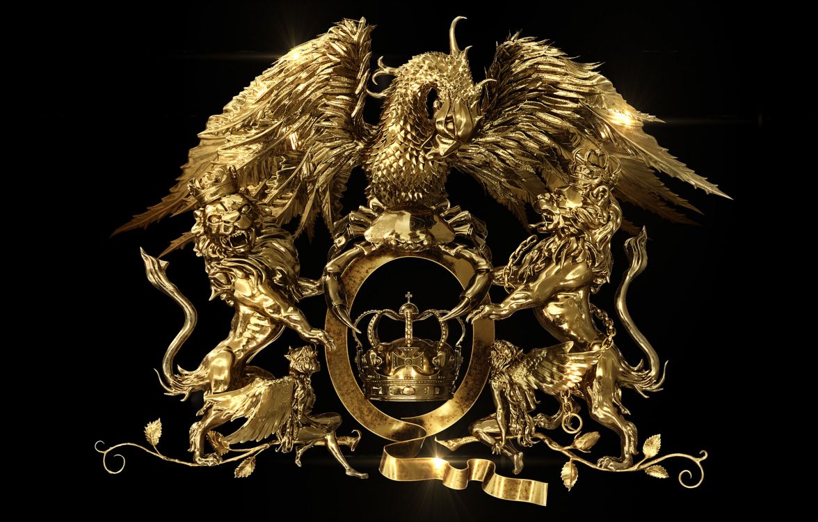 Обои Королева, концерт, металл, мифология, золото в разрешении 1920x1224