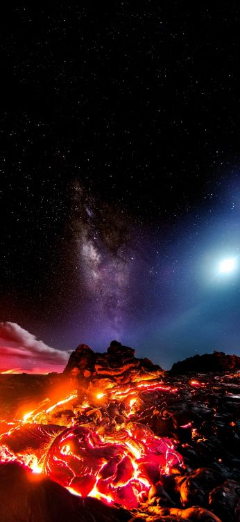 Обои Майк Мезель II, атмосфера, свет, природный ландшафт, мир в разрешении 1800x3900