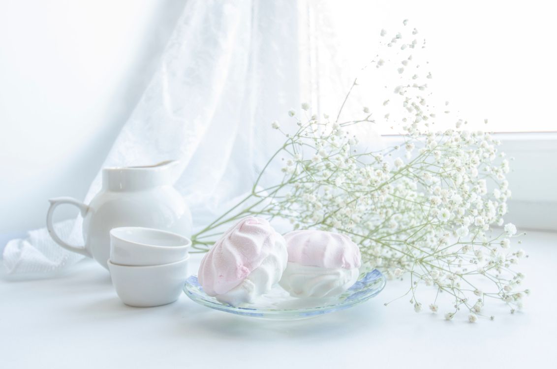 Обои ваза, дизайн, белые, ткань, натюрморт в разрешении 4928x3264