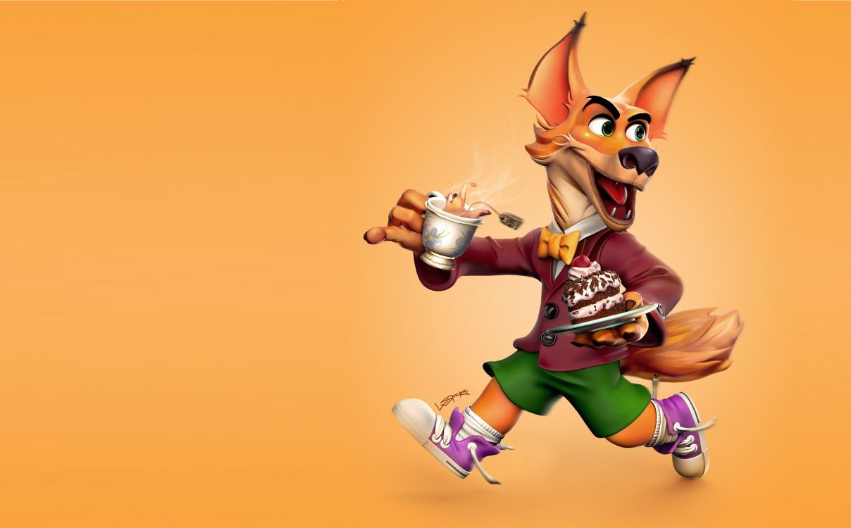 Обои рисование, мультфильм, иллюстрация, фигурка, шут в разрешении 3532x2192