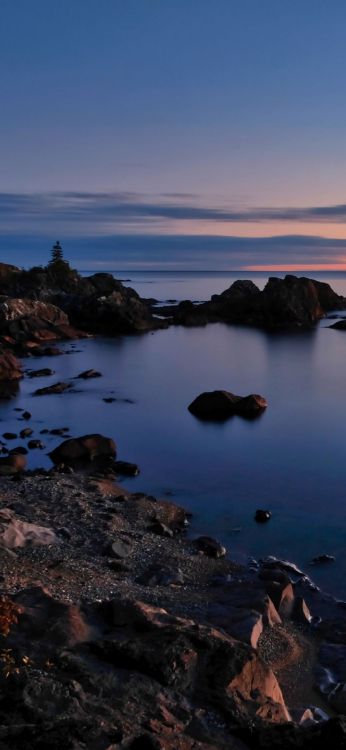 Обои море, вода, облако, гидроресурсы, лазурный в разрешении 1080x2340