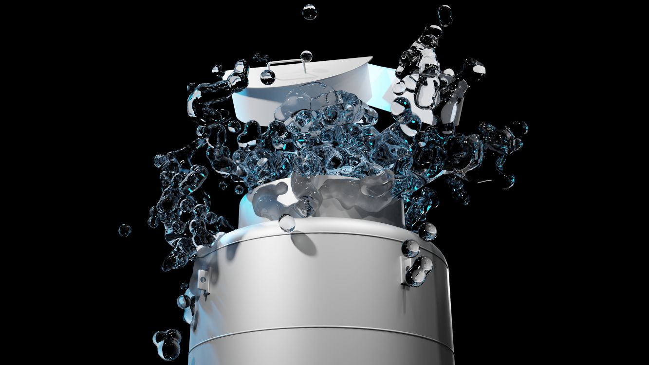 Обои крионика, институт крионики, жидкий, серебро, арт в разрешении 3840x2160