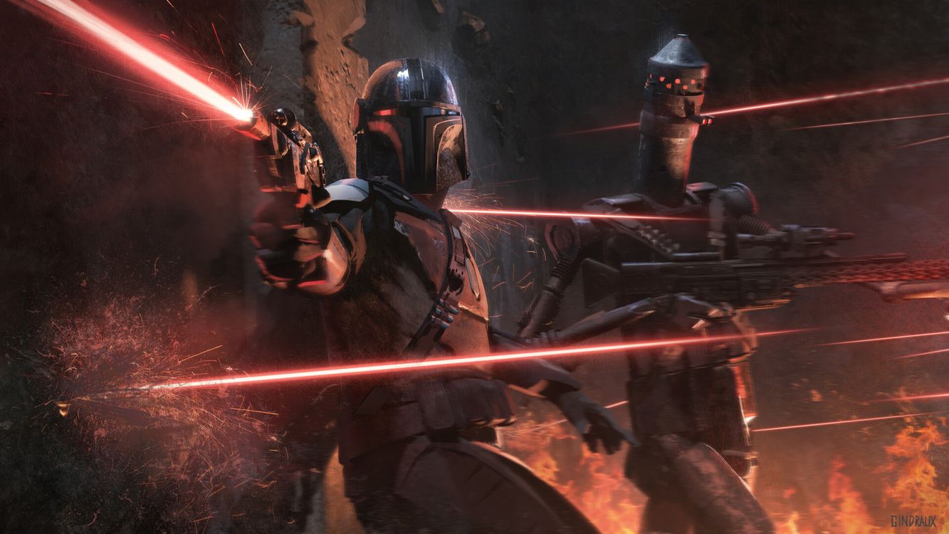 Обои мандалорский концепт-арт, глава 1 мандалорианец, концепт арт, арт, иллюстрация в разрешении 1920x1080