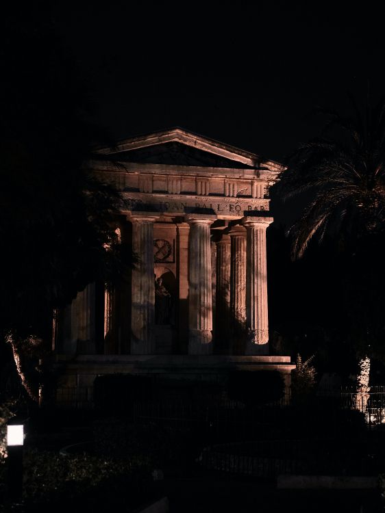 Обои нижние барракские сады, Муза Родена, город, полночь, фасад в разрешении 4196x5595